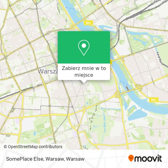 Mapa SomePlace Else, Warsaw