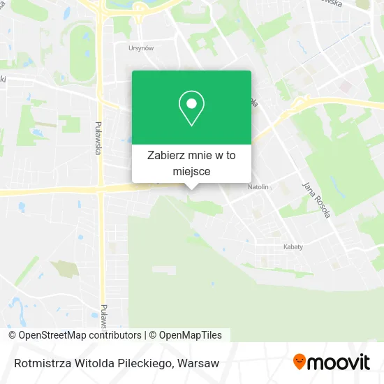 Mapa Rotmistrza Witolda Pileckiego