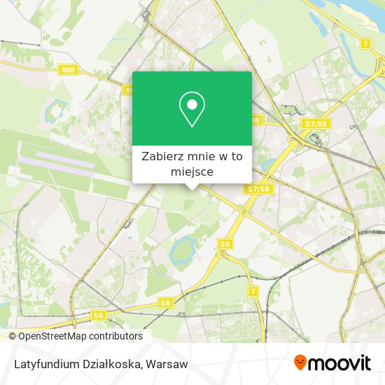 Mapa Latyfundium Działkoska