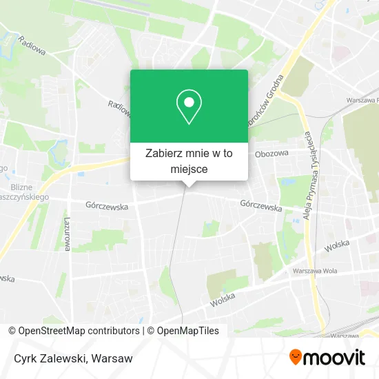 Mapa Cyrk Zalewski