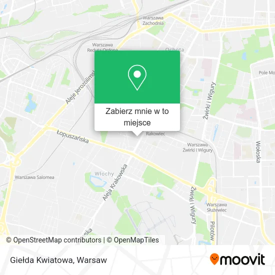 Mapa Giełda Kwiatowa