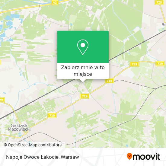 Mapa Napoje Owoce Łakocie