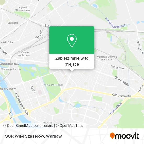 Mapa SOR WIM Szaserow