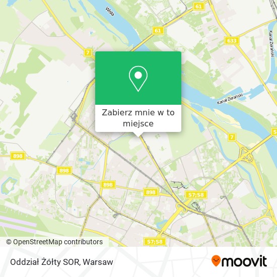 Mapa Oddział Żółty SOR