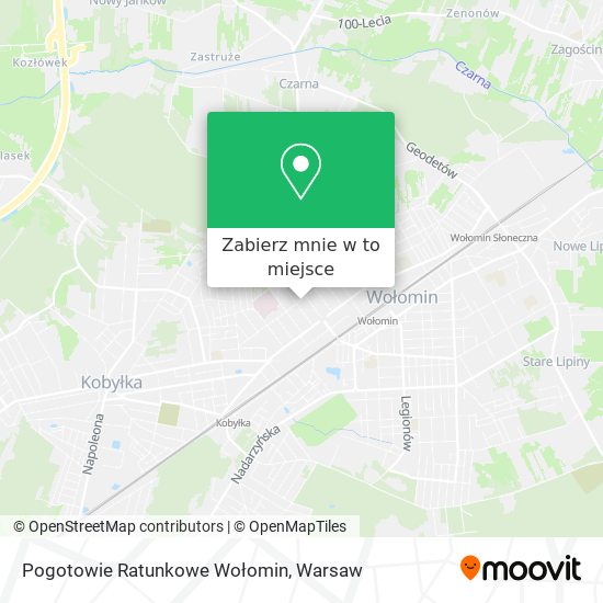 Mapa Pogotowie Ratunkowe Wołomin