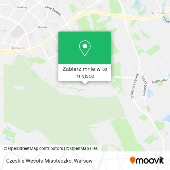 Mapa Czeskie Wesołe Miasteczko