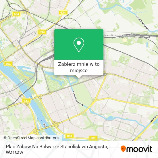 Mapa Plac Zabaw Na Bulwarze Stanolislawa Augusta