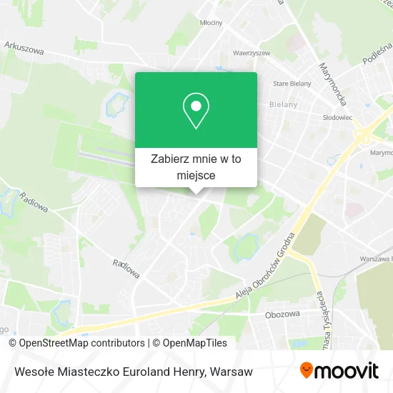 Mapa Wesołe Miasteczko Euroland Henry
