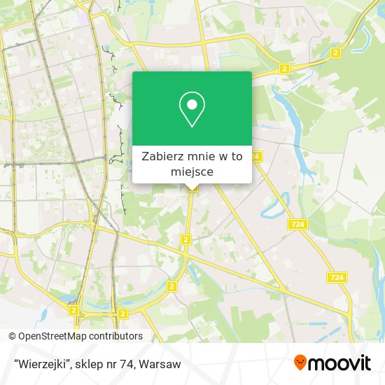 Mapa “Wierzejki”, sklep nr 74