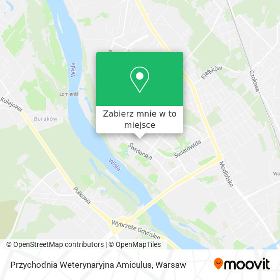 Mapa Przychodnia Weterynaryjna Amiculus