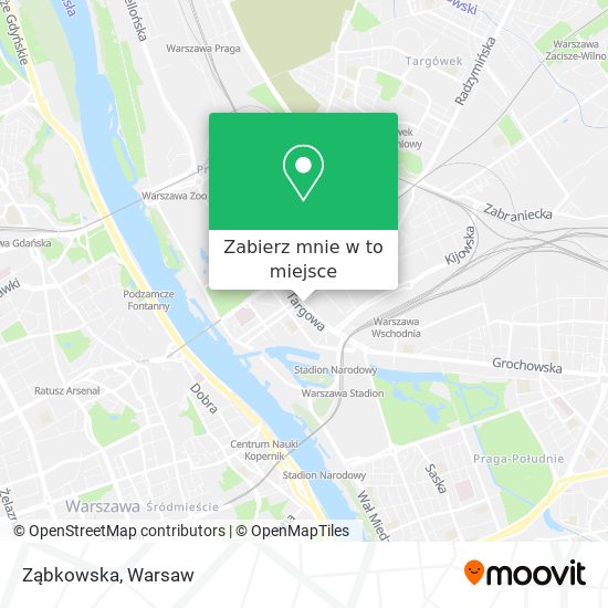 Mapa Ząbkowska