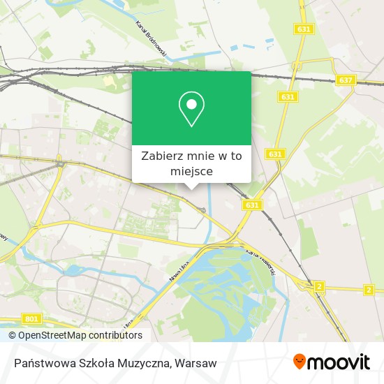 Mapa Państwowa Szkoła Muzyczna