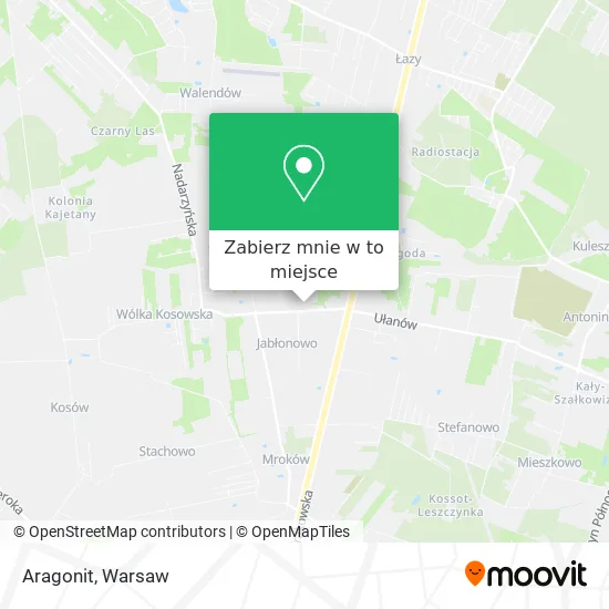 Mapa Aragonit
