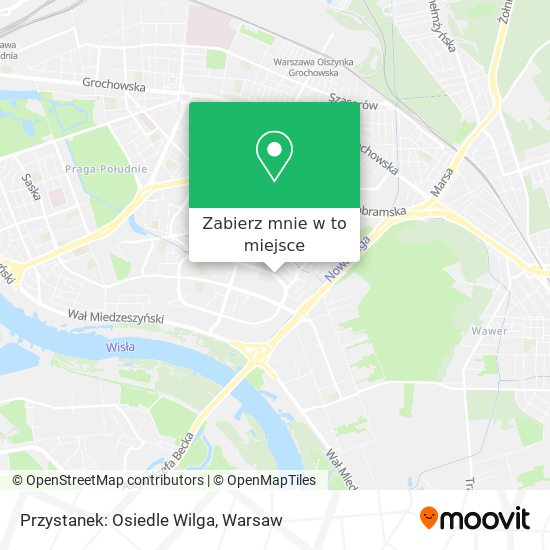 Mapa Przystanek: Osiedle Wilga