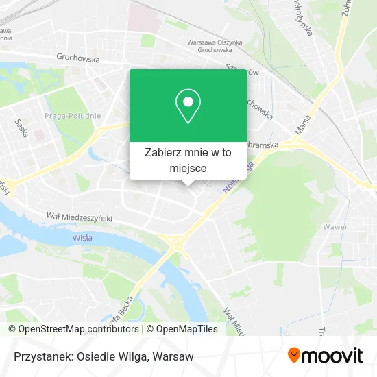 Mapa Przystanek: Osiedle Wilga