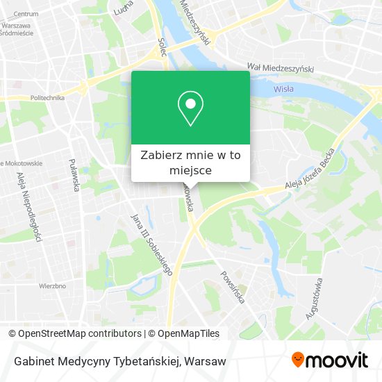 Mapa Gabinet Medycyny Tybetańskiej