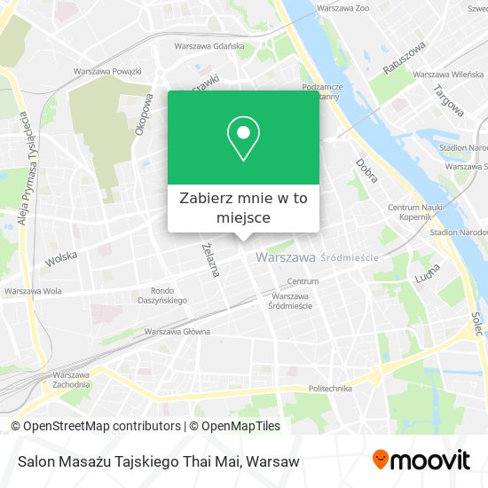 Mapa Salon Masażu Tajskiego Thai Mai