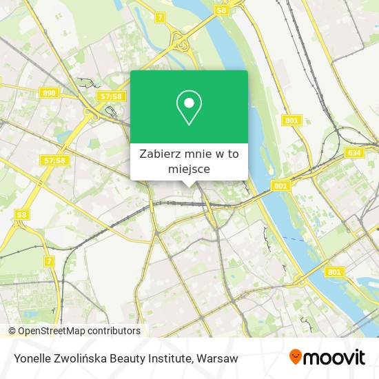 Mapa Yonelle Zwolińska Beauty Institute