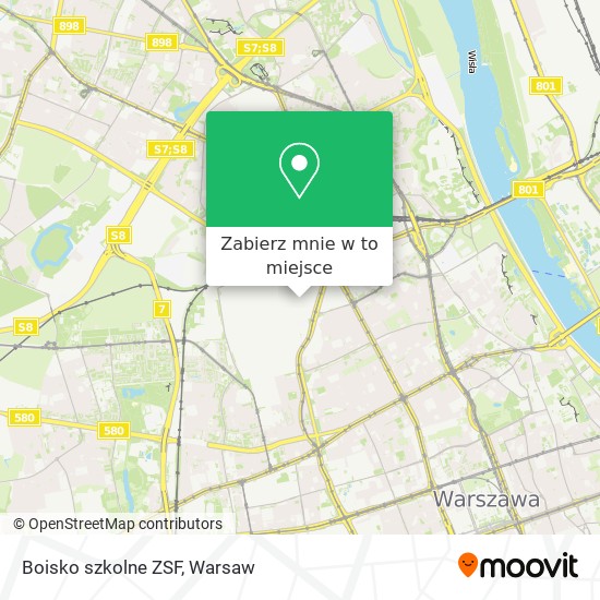 Mapa Boisko szkolne ZSF