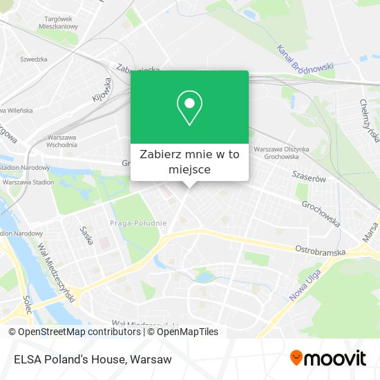 Mapa ELSA Poland's House