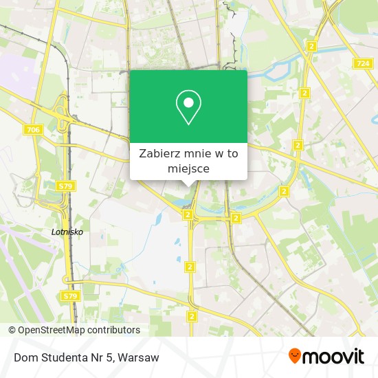 Mapa Dom Studenta Nr 5