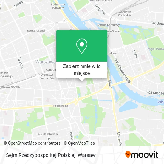 Mapa Sejm Rzeczypospolitej Polskiej