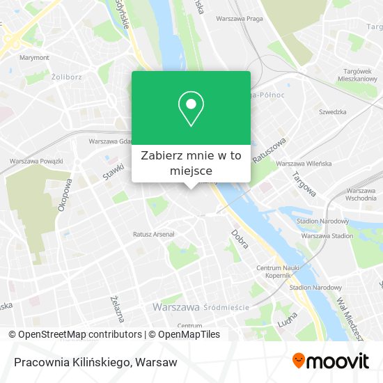 Mapa Pracownia Kilińskiego