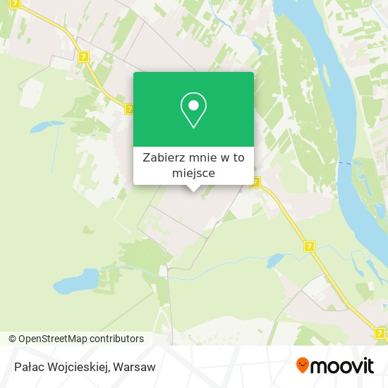 Mapa Pałac Wojcieskiej