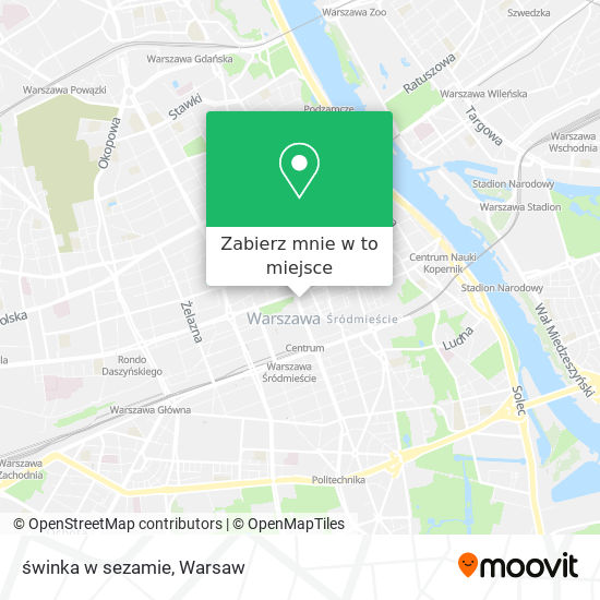 Mapa świnka w sezamie