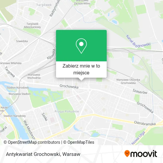 Mapa Antykwariat Grochowski