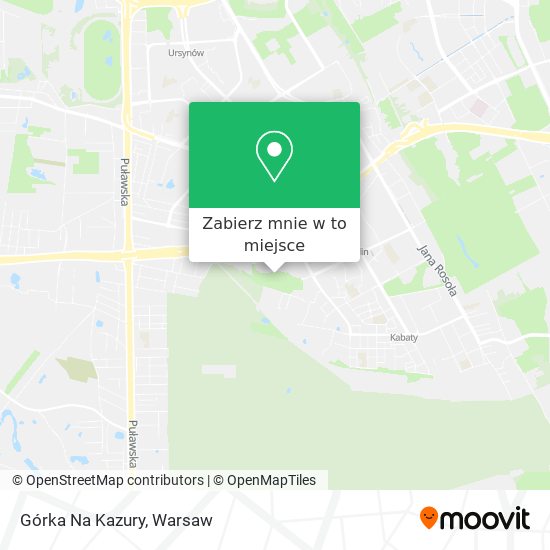 Mapa Górka Na Kazury