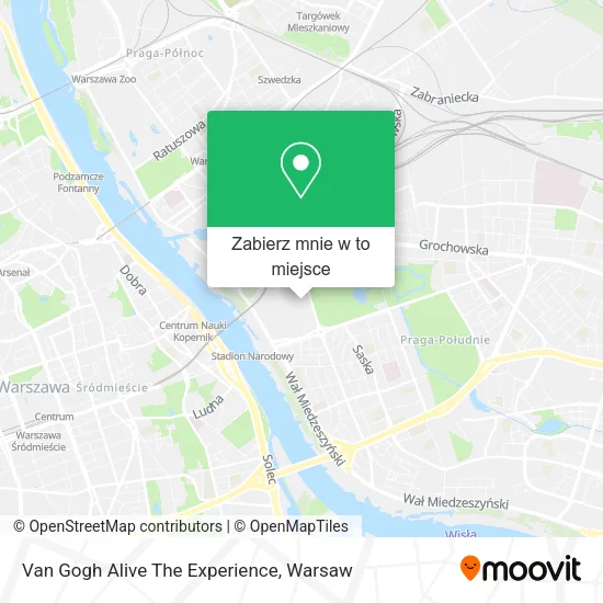 Mapa Van Gogh Alive The Experience