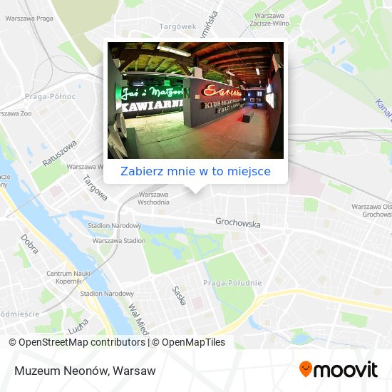 Mapa Muzeum Neonów