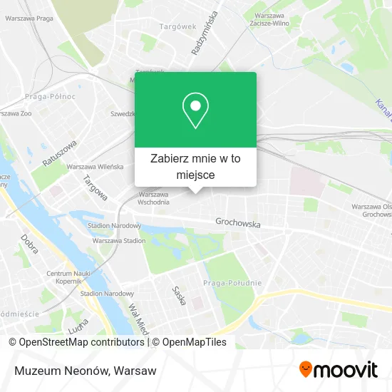 Mapa Muzeum Neonów