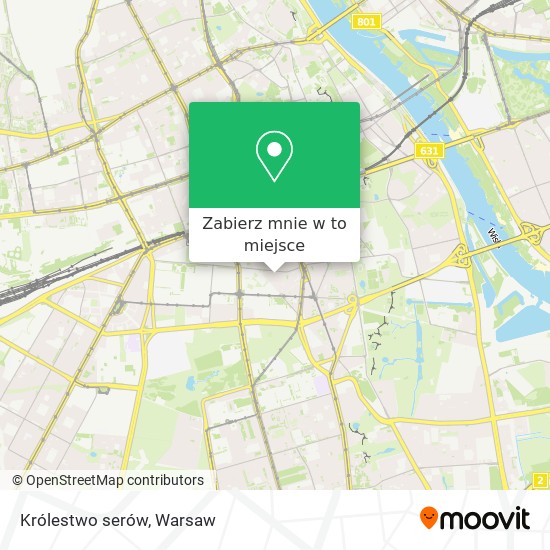 Mapa Królestwo serów