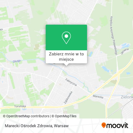 Mapa Marecki Ośrodek Zdrowia