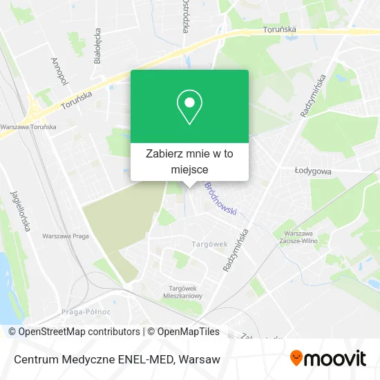 Mapa Centrum Medyczne ENEL-MED