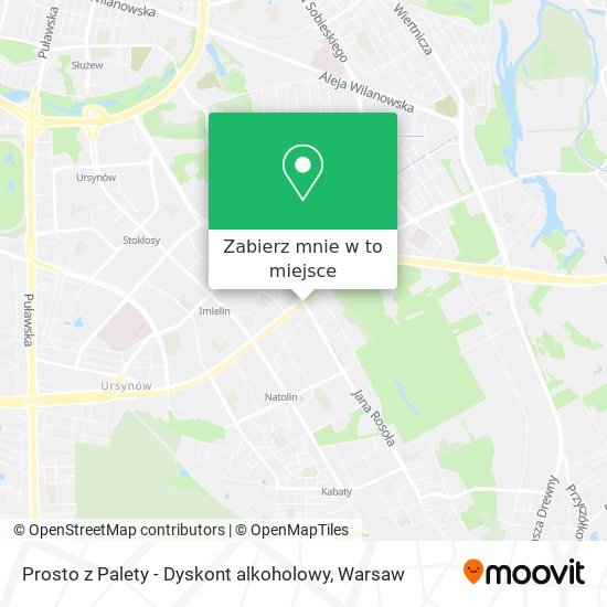 Mapa Prosto z Palety - Dyskont alkoholowy