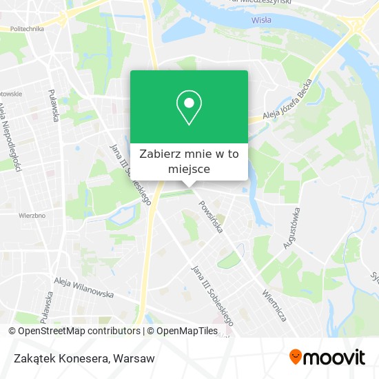 Mapa Zakątek Konesera