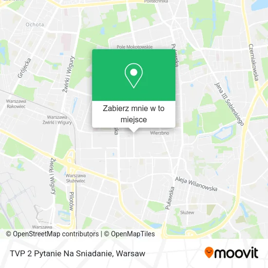Mapa TVP 2 Pytanie Na Sniadanie