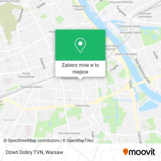 Mapa Dzień Dobry TVN