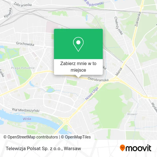 Mapa Telewizja Polsat Sp. z o.o.