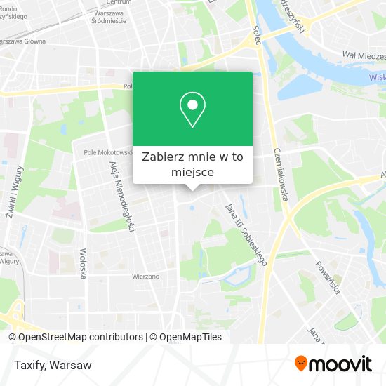 Mapa Taxify