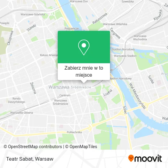 Mapa Teatr Sabat