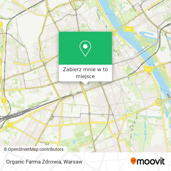 Mapa Organic Farma Zdrowia