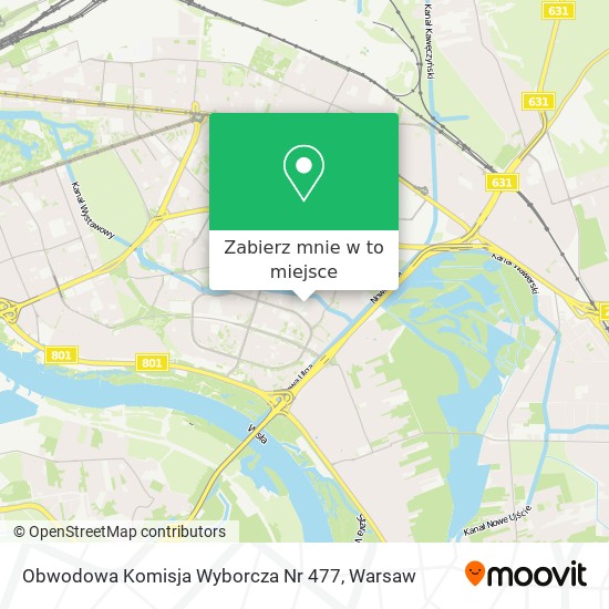 Mapa Obwodowa Komisja Wyborcza Nr 477