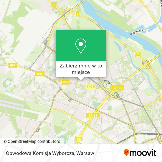 Mapa Obwodowa Komisja Wyborcza