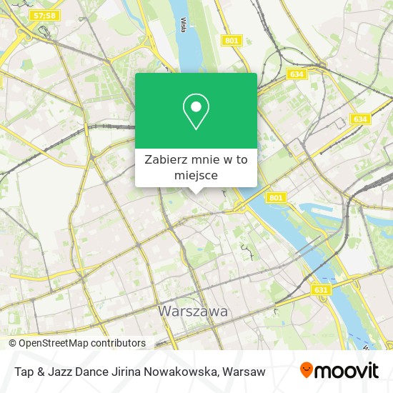 Mapa Tap & Jazz Dance Jirina Nowakowska