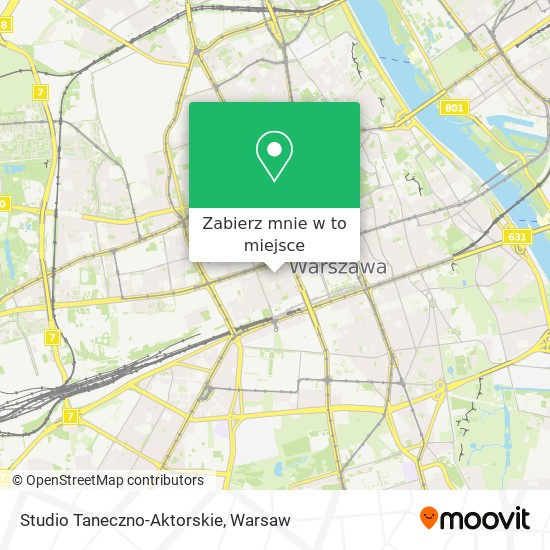 Mapa Studio Taneczno-Aktorskie