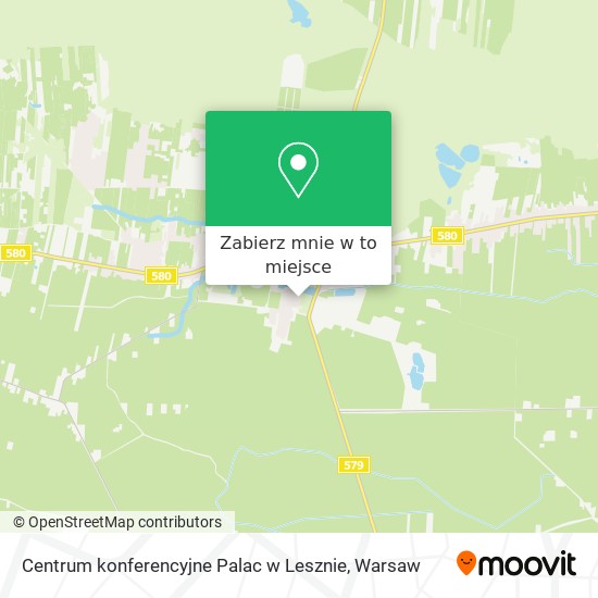 Mapa Centrum konferencyjne Palac w Lesznie